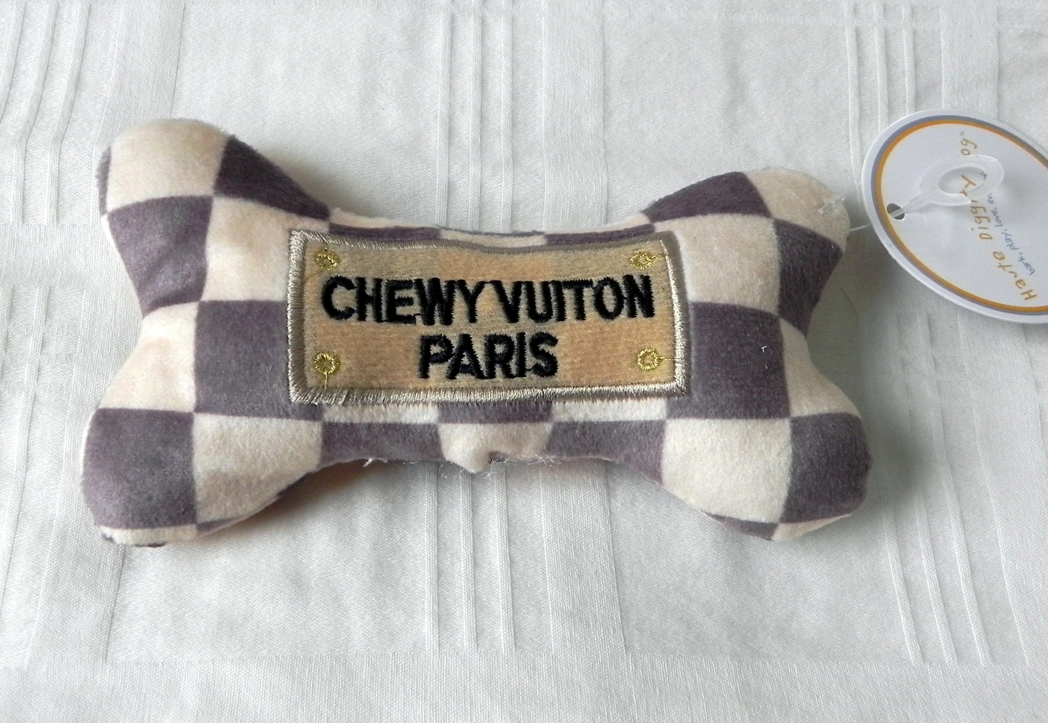 Chewy Vuiton Paris Bone – Pug Snuggly by Yogi
